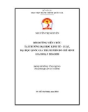 Đề án tốt nghiệp: Bồi dưỡng viên chức tại Trường Đại học Kinh tế - Luật, Đại học Quốc gia Thành phố Hồ Chí Minh giai đoạn 2024-2030