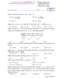 Đề thi học kì 1 môn Toán 12 năm 2020-2021 - Trường THCS&THPT Nguyễn Tất Thành