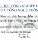 Đề tài: Mô hình CMM/CMMI trong SQA