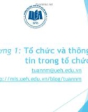 Bài giảng Hệ thống thông tin quản lý: Chương 1 - GV. Nguyễn Mạnh Tuấn