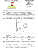 Đề thi học kì 1 môn Toán 12 năm 2017- 2018 có đáp án - Trường THPT Quang Trung - Mã đề 017