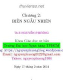 Bài giảng Xác suất thống kê: Chương 2 - ThS. Nguyễn Phương (2014)