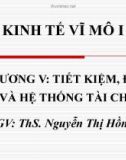 Bài giảng hệ thống tài chính