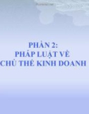 Chủ thể kinh doanh