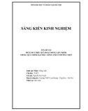 Sáng kiến kinh nghiệm THPT: Phát huy hiệu quả hoạt động cặp, nhóm trong quá trình dạy học Tiếng Anh ở trường THPT