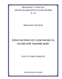 Luận văn Thạc sĩ Kinh tế: Nâng cao năng lực cạnh tranh của ngành nước mắm Phú Quốc