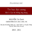 Tin học đại cương - Bài 3