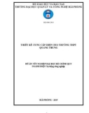 Đồ án tốt nghiệp Điện tự động công nghiệp: Thiết kế cung cấp điện cho trường THPT Quang Trung