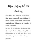 Đậu phộng bổ đủ đường