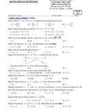 Đề kiểm tra giữa học kì 1 môn Toán lớp 10 năm 2021-2022 - Trường THPT Lý Thường Kiệt, Bình Thuận