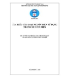 Đồ án tốt nghiệp Điện tự động công nghiệp: Tìm hiểu các loại nguồn điện sử dụng trong xe ô tô điện