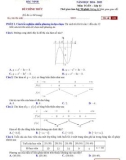 Đề thi học kì 1 môn Toán lớp 12 năm 2024-2025 có đáp án - Sở GD&ĐT Bắc Ninh