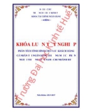 Khóa luận tốt nghiệp Tài chính Ngân hàng: Phân tích tình hình cho vay khách hàng cá nhân tại Ngân hàng Thương Mại Cổ Phần Ngoại Thương Việt Nam – Chi nhánh Huế