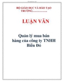 LUẬN VĂN: Quản lý mua bán hàng của công ty TNHH Biển Đỏ