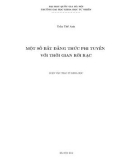 Luận văn Thạc sĩ Khoa học: Một số bất đẳng thức phi tuyến với thời gian rời rạc