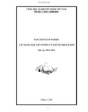 Sáng kiến kinh nghiệm THCS: Các dạng bài tập cơ bản của dung dịch bazơ