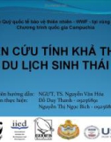 Nghiên cứu tính khả thi của du lịch sinh thái_Campuchia