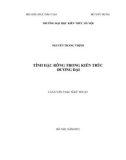 Luận văn Thạc sĩ Kỹ thuật: Tính đặc rỗng trong kiến trúc đương đại