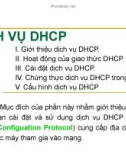 DỊCH VỤ DHCP