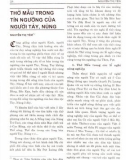 Thờ Mẫu trong tín ngưỡng của người Tày, Nùng