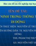 Đồ án tốt nghiệp: An ninh trong thông tin di động (HV Công nghệ Bưu chính viễn thông)