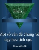 Một số vấn đề chung về dạy học tích cực