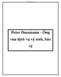 Peter Dussmann - Ông vua dịch vụ vệ sinh, bảo vệ