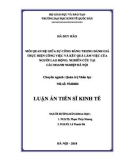 Luận án tiến sĩ Kinh tế: Mối quan hệ giữa sự công bằng trong đánh giá thực hiện công việc và kết quả làm việc của người lao động: Nghiên cứu tại các doanh nghiệp Hà Nội