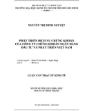 Luận văn: PHÁT TRIỂN DỊCH VỤ CHỨNG KHOÁN CỦA CÔNG TY CHỨNG KHOÁN NGÂN HÀNG ĐẦU TƯ VÀ PHÁT TRIỂN VIỆT NAM
