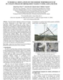 Numerical simulation on the seismic performance of PC utility poles on Shinkansen viaduct using AEM and FEM