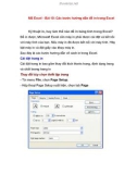 Các bước hướng dẫn để in trong Excel
