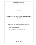 Luận văn :  Nghiên cứu sử dụng công nghệ bảo mật SSL/TLS