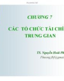 Bài giảng Lý thuyết tài chính tiền tệ: Chương 7 - TS. Nguyễn Hoài Phương