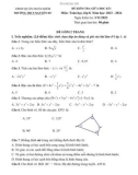 Đề thi giữa học kì 1 môn Toán lớp 8 năm 2023-2024 - Trường THCS Nguyễn Du, Hoàn Kiếm