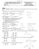 Đề thi học kì 2 môn Toán lớp 8 năm 2022-2023 có đáp án - Trường PTDTBT TH&THCS Trần Phú, Bắc Trà My