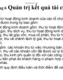 Quản trị kết quả tài chính