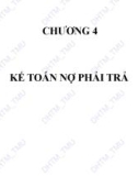 Bài giảng Kế toán tài chính 2: Chương 4 - ĐH Thương Mại