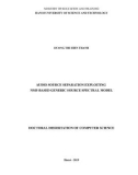 Doctoral dissertation of computer science: Audio source separation exploiting nmf based generic source spectral model