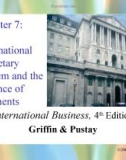 International Business - Chapter 7: The international monetary system and the balance of payments