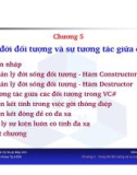 Bài giảng môn Lập trình hướng đối tượng: Chương 5 - TS. Nguyễn Văn Hiệp