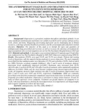 The antidepressant usage rate and treatment outcomes for outpatients with depression at Can Tho psychiatric hospital from 2022 to 2023