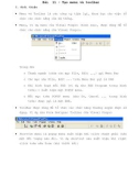 Bài 11 - Tạo menu và toolbar