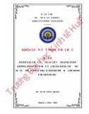 Khóa luận tốt nghiệp Tài chính Ngân hàng: Đánh giá chất lượng dịch vụ thanh toán không dùng tiền mặt tại Ngân hàng thương mại cổ phần Phát triển Thành phố Hồ Chí Minh – Chi nhánh Huế