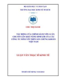 Luận văn Thạc sĩ Kinh tế: Tác động của chính sách vốn luân chuyển lên khả năng sinh lời của các công ty niêm yết trên sàn chứng khoán Việt Nam