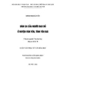 Luận văn Thạc sĩ Văn hóa học: Dân ca của người Dao đỏ ở huyện Văn Yên, tỉnh Yên Bái