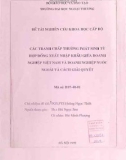 Luận văn: Các tranh chấp thường phát sinh từ hợp đồng xuất nhập khẩu hàng hoá giữa doanh nghiệp Việt Nam với doanh nghiệp nước ngoài và cách giải quyết