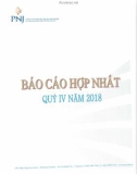 Báo cáo tài chính hợp nhất quý 4 năm 2018 - Công ty cổ phần Vàng bạc Đá quý Phú Nhuận