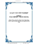 Luận văn: Tăng cường huy động vốn tại Ngân hàng TMCP Ngoại Thương Việt Nam chi nhánh Bắc Hà Tĩnh