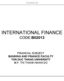 international finance intro