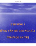 Bài giảng Kế toán quản trị - Chương 1